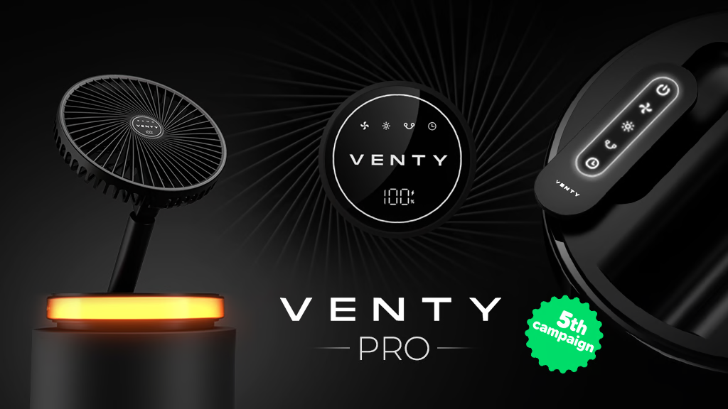 VENTY PRO Series | An Advanced Portable Fan