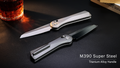 DLC & Nano Ceramic —EDC Titanium Folding Knife | M390 Blade